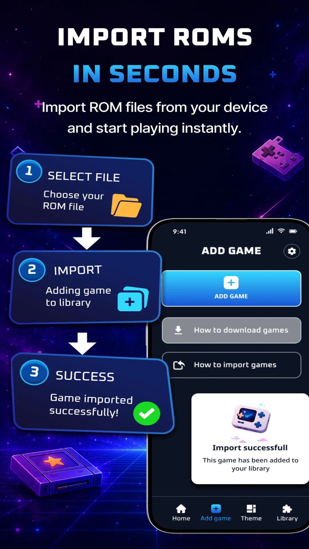 Retro Game Emulator Pro screenshot